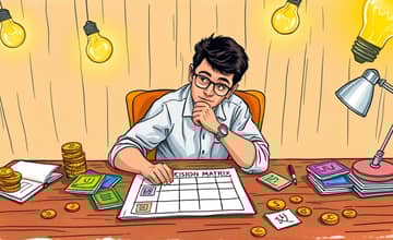 La Matriz de Decisiones: Cómo Elegir lo Mejor para tu Bolsillo