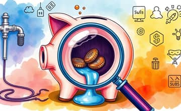 El Microscopio de tus Gastos: Identifica y Elimina Fugas Silenciosas